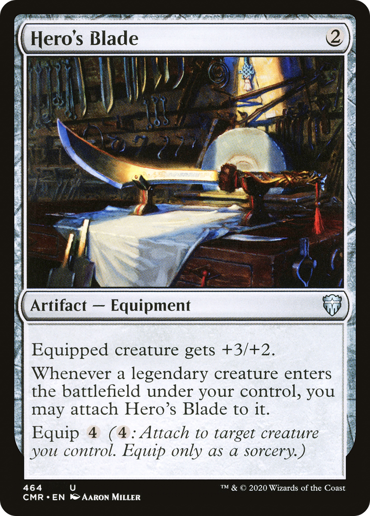 Image of Hero's Blade (464) (CMR-464) - Commander Legends