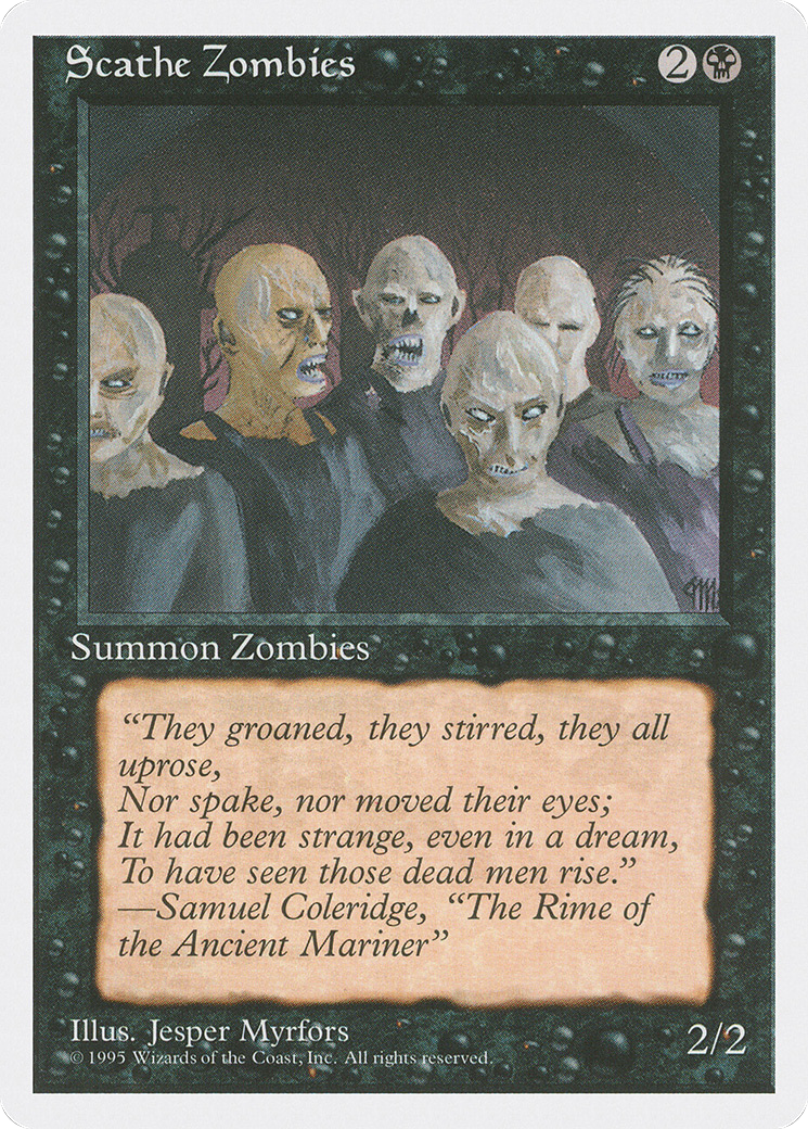 Image of Scathe Zombies (4ED-) - Fourth Edition