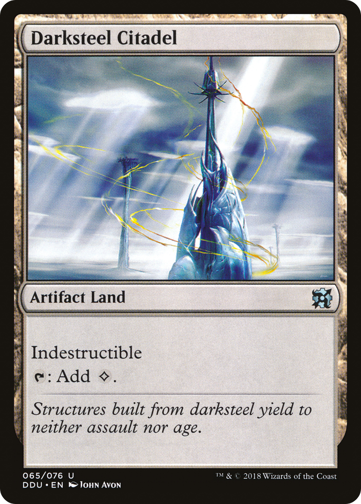 Image of Darksteel Citadel (DDU-065) - Duel Decks: Elves vs. Inventors