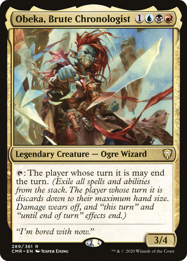 Image of Obeka, Brute Chronologist (CMR-289) - Commander Legends Foil