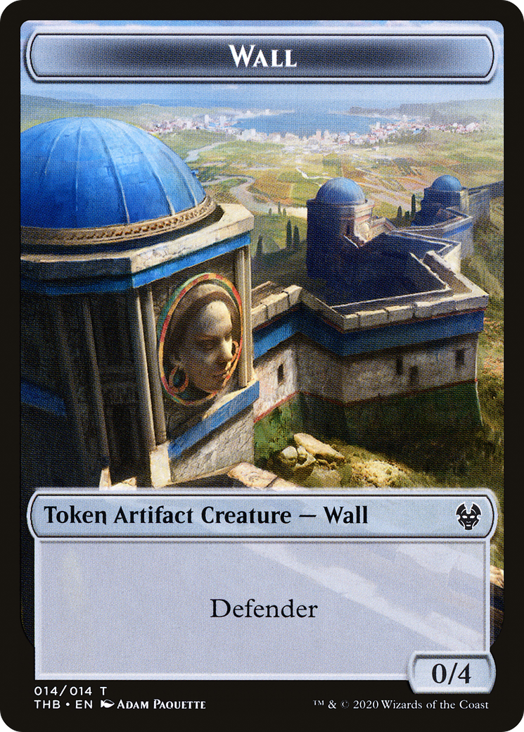 Image of Wall Token (THB-014) - Theros Beyond Death Tokens