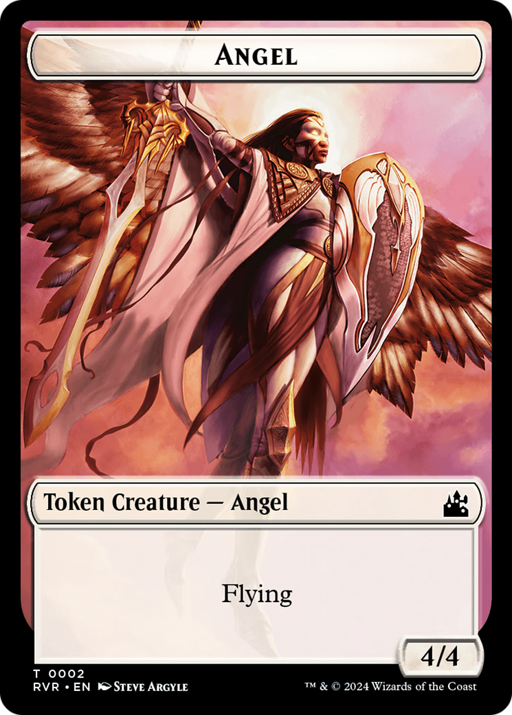 Image of Angel (TRVR-002) - Ravnica Remastered Tokens Foil
