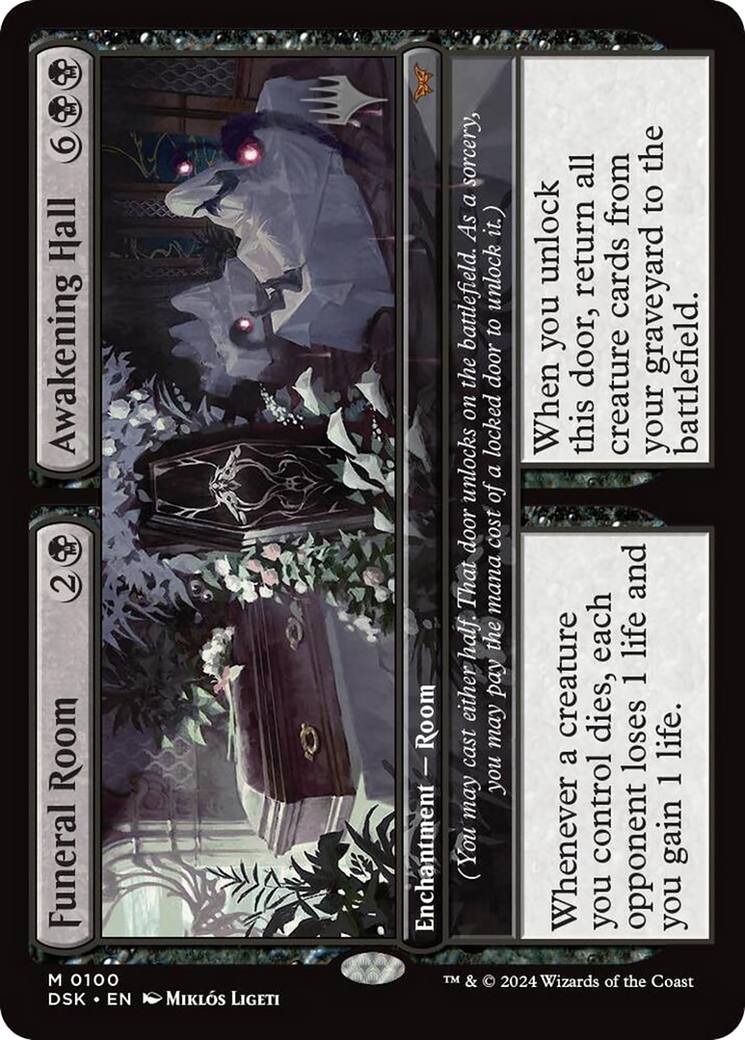 Image of Funeral Room // Awakening Hall (PPDSK-100) - Duskmourn: House of Horror Promos Foil