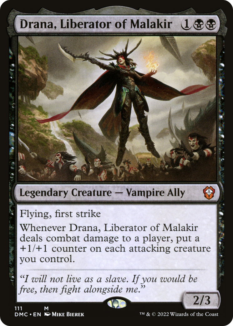 Image of Drana, Liberator of Malakir (DMC-111) - Dominaria United Commander