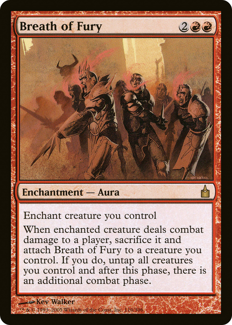 Image of Breath of Fury (RAV-116) - Ravnica: City of Guilds