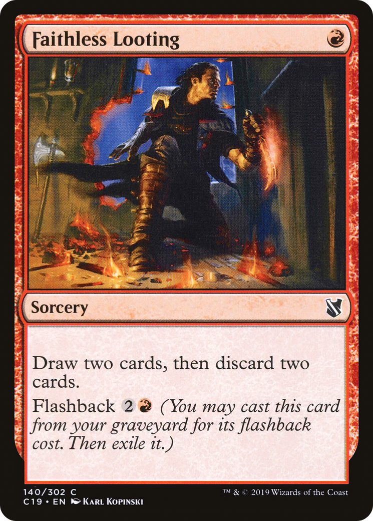 Image of Faithless Looting (C19-140) - Commander 2019