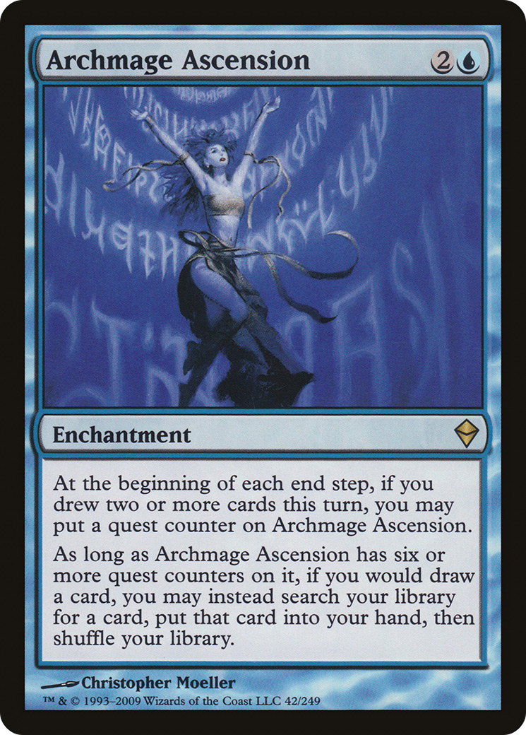 Image of Archmage Ascension (ZEN-042) - Zendikar Foil