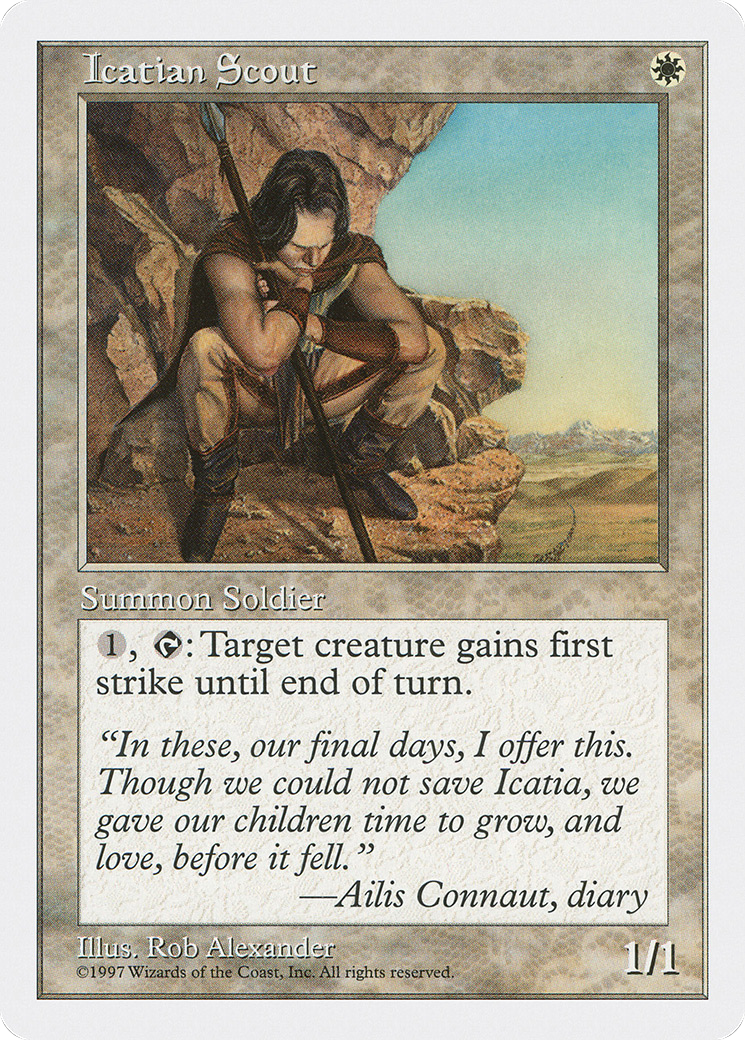 Image of Icatian Scout (5ED-) - Fifth Edition