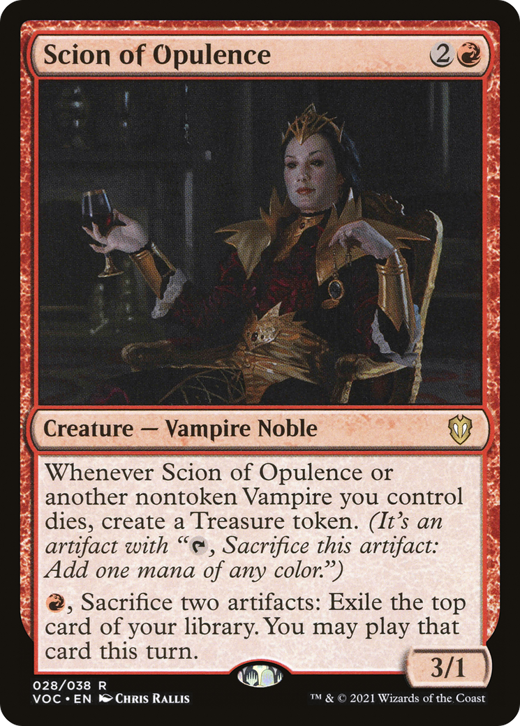Image of Scion of Opulence (VOC-028) - Crimson Vow Commander