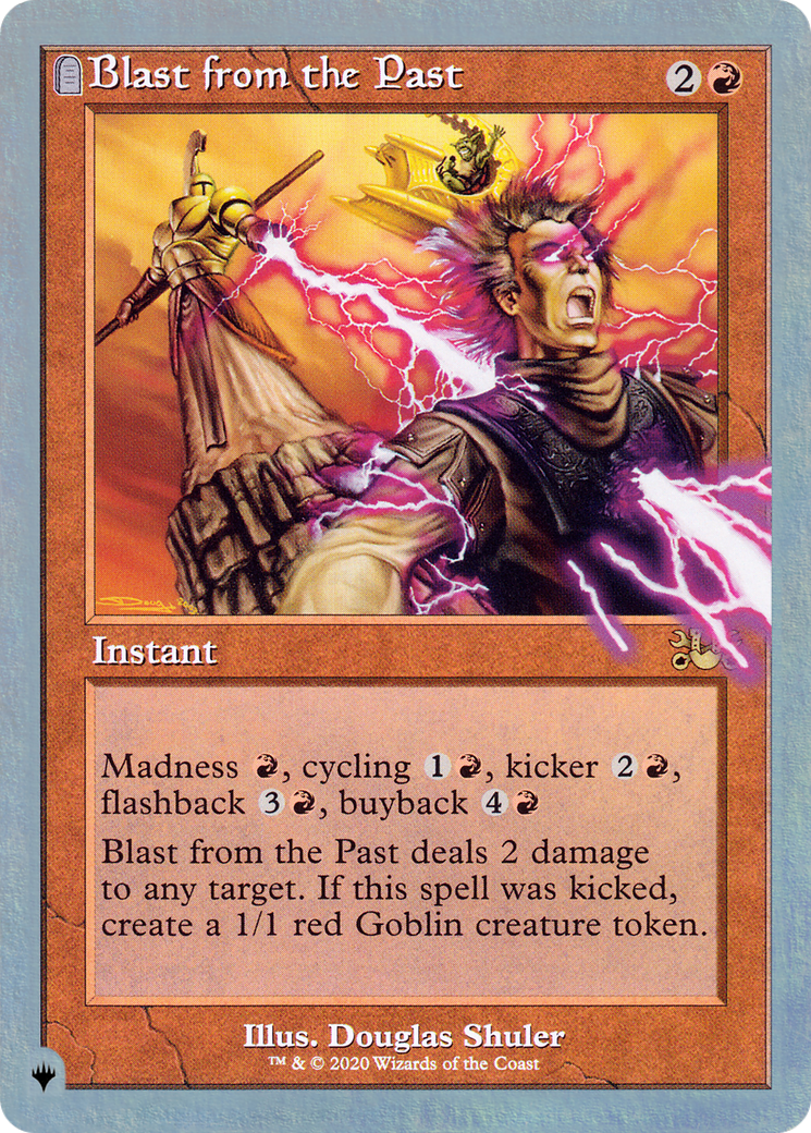 Image of Blast from the Past (LIST-) - The List (Unfinity Foil Edition): (tombstone) Foil