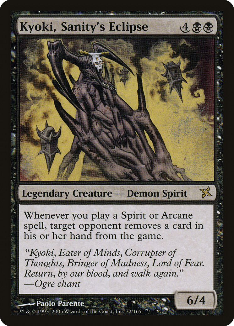 Image of Kyoki, Sanity's Eclipse (BOK-072) - Betrayers of Kamigawa Foil