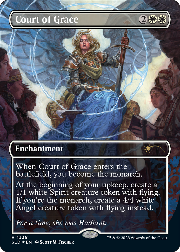 Image of Court of Grace (SLD-1338) - Secret Lair Drop (Borderless) Foil