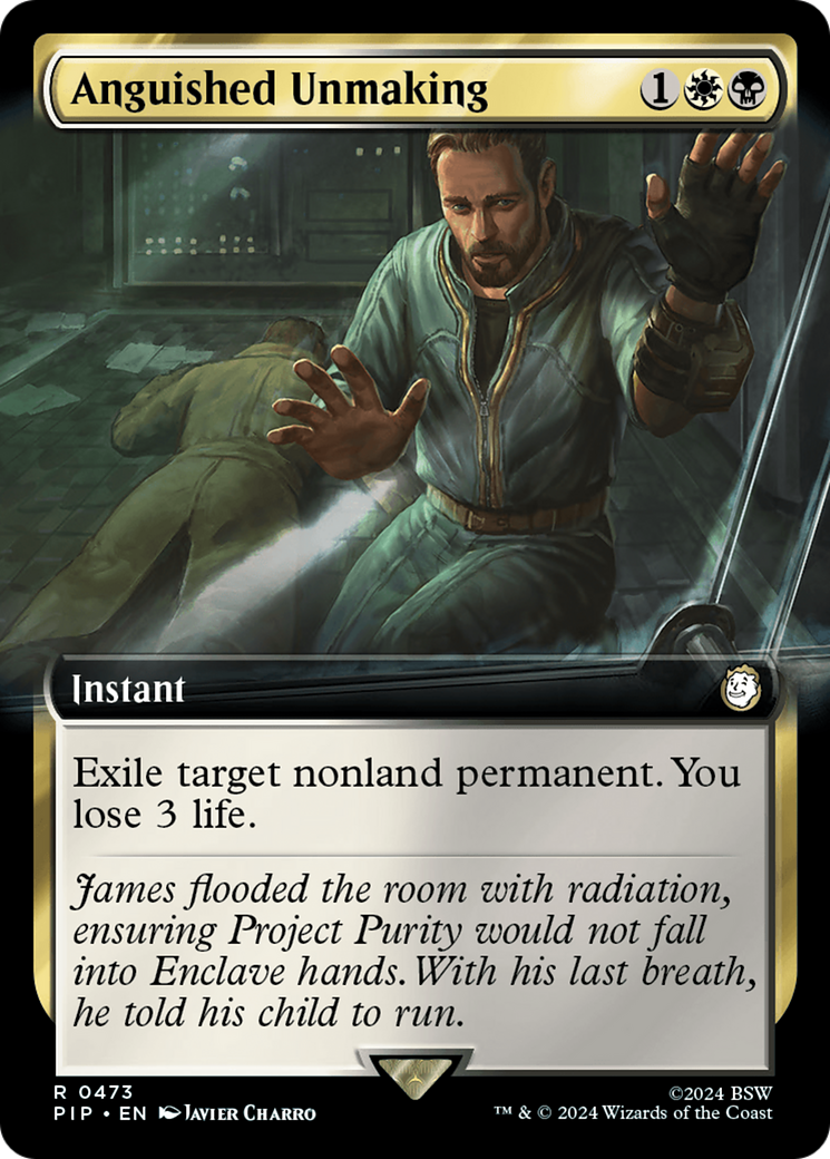 Image of Anguished Unmaking (Extended Art) (PIP-473) - Fallout: (Extended Art) Foil