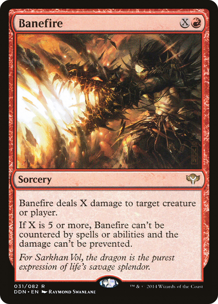 Image of Banefire (DDN-031) - Duel Decks: Speed vs. Cunning
