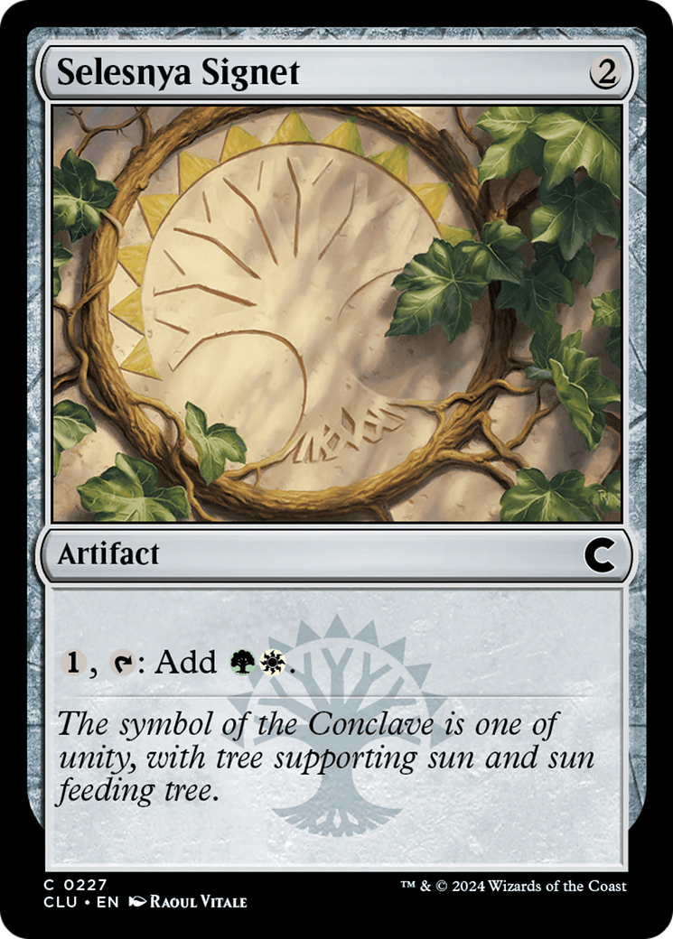 Image of Selesnya Signet (CLU-227) - Ravnica: Clue Edition