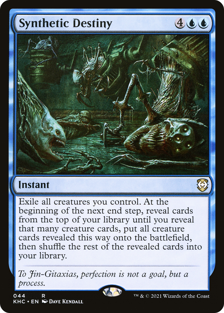 Image of Synthetic Destiny (KHC-044) - Kaldheim Commander