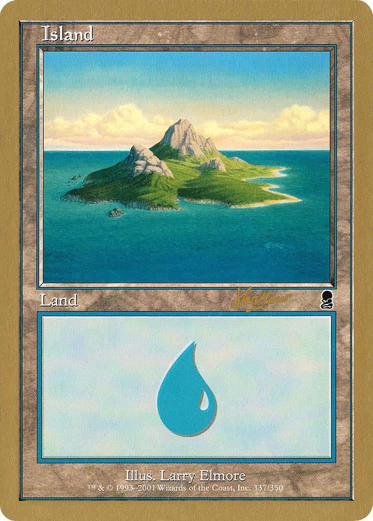 Image of Island (337) - 2002 Sim Han How (ODY) (WCD-) - World Championship Decks 2002