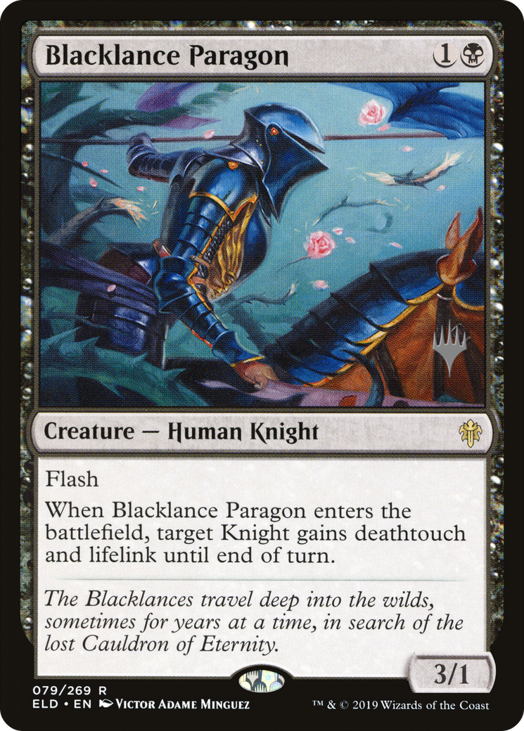 Image of Blacklance Paragon (PPELD-079) - Throne of Eldraine Promos Foil