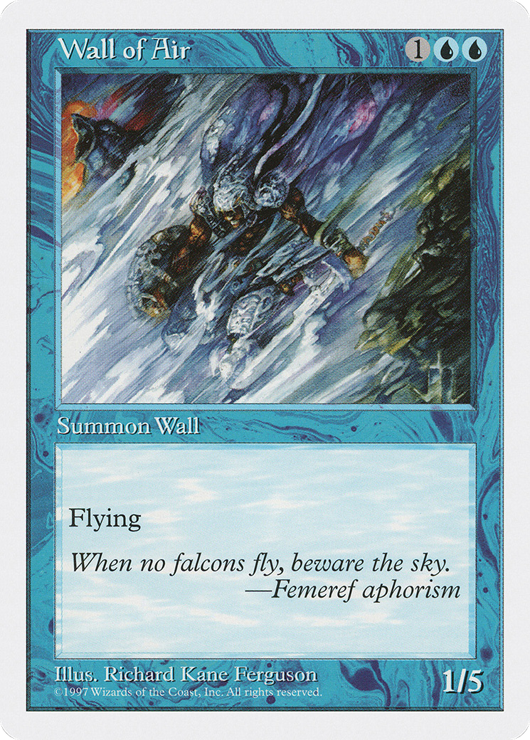 Image of Wall of Air (5ED-) - Fifth Edition
