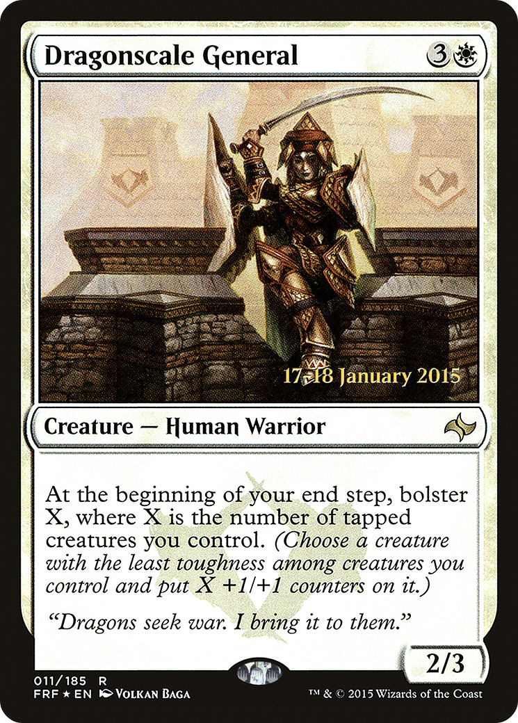 Image of Dragonscale General (PRE-11S) - Fate Reforged Promos Foil