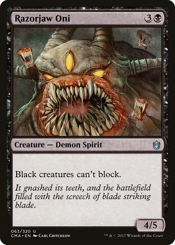 Image of Razorjaw Oni (CMA-063) - Commander Anthology