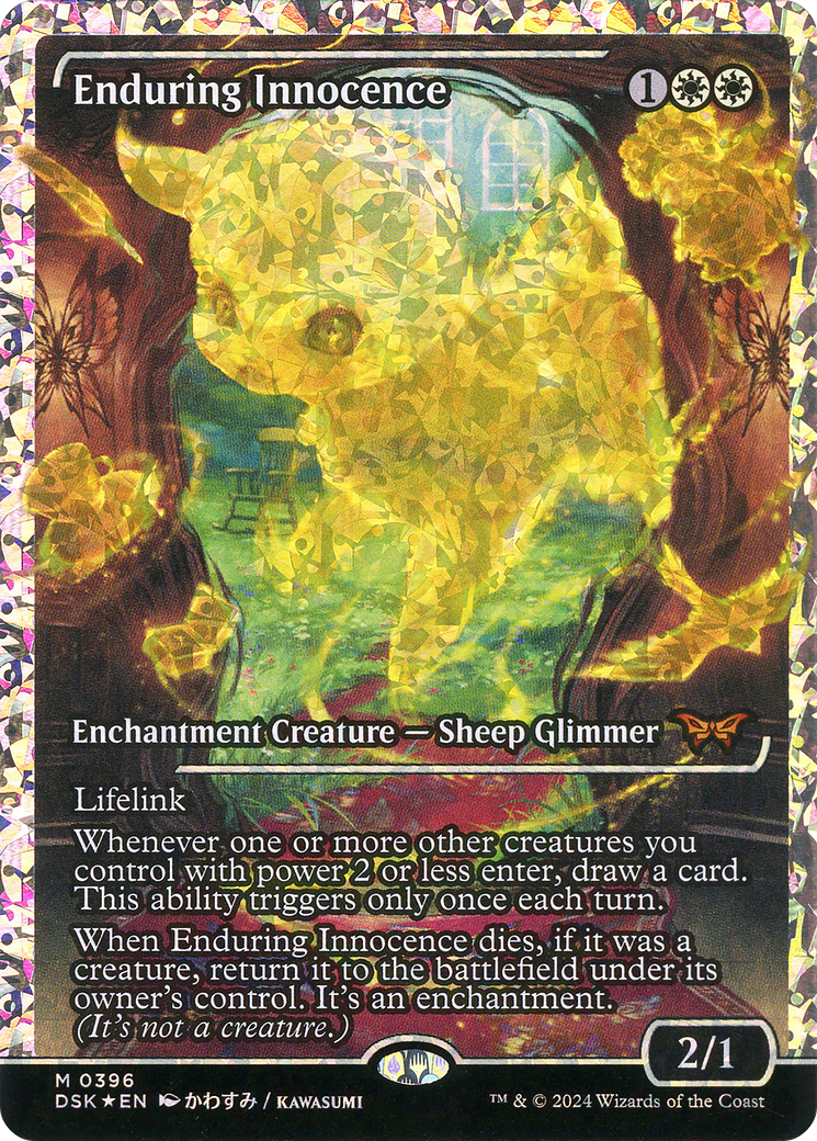 Image of Enduring Innocence (Showcase) (Fracture Foil) (DSK-396) - Duskmourn: House of Horror: (Showcase) Foil