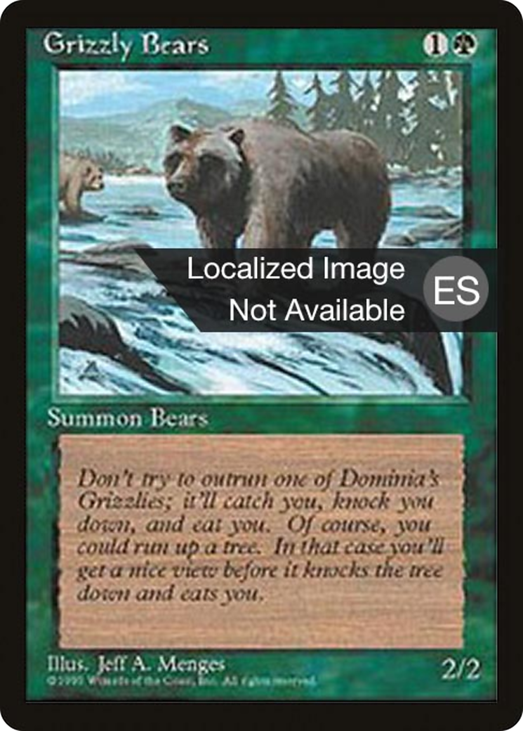 Image of Grizzly Bears (4BB-) - Fourth Edition Foreign Black Border