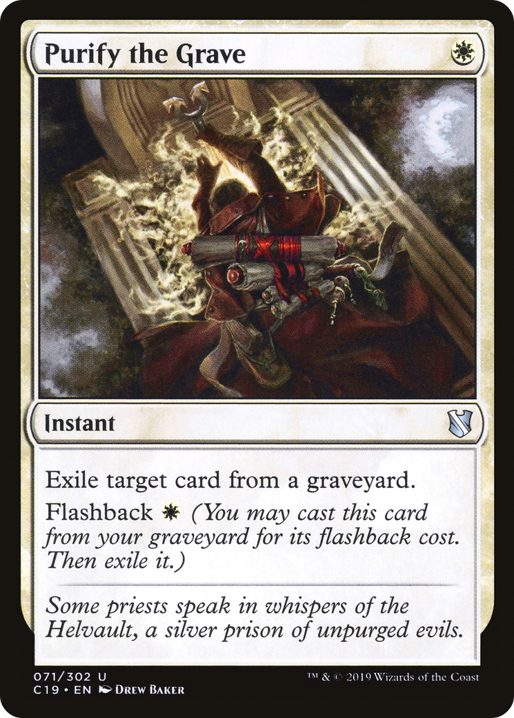Image of Purify the Grave (C19-071) - Commander 2019