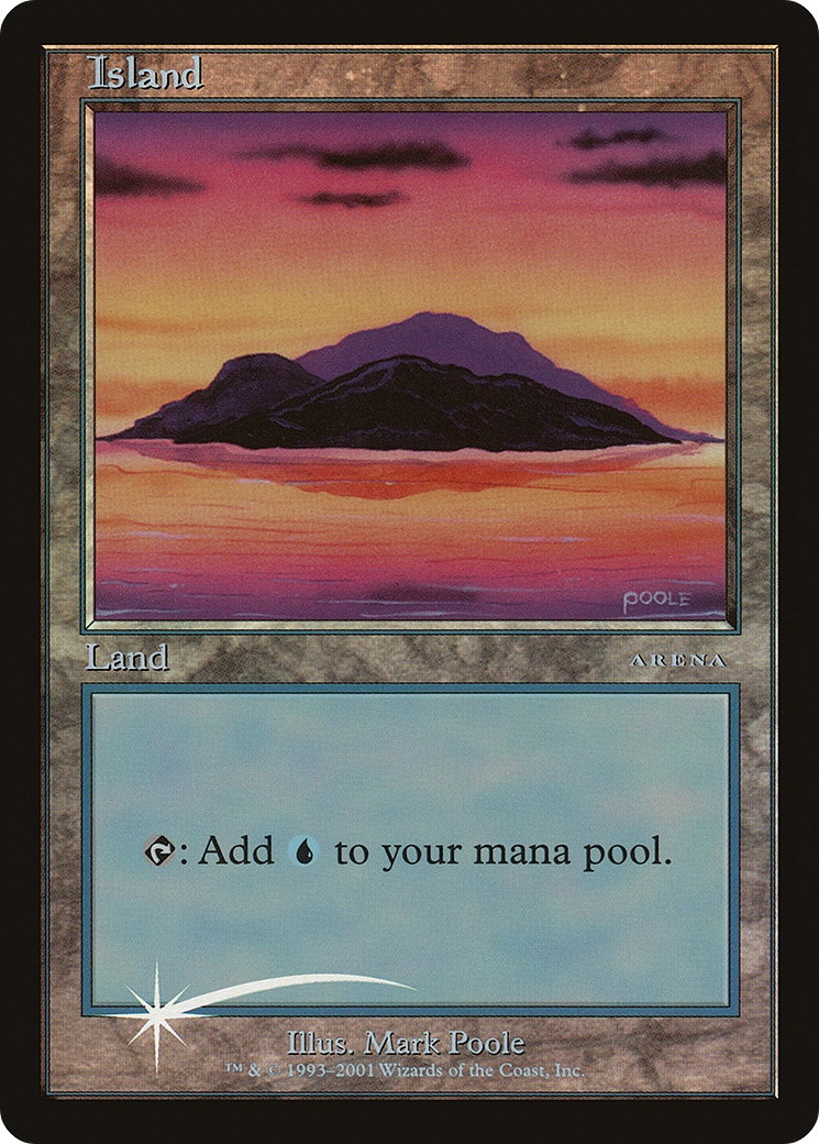 Image of Island (2002) (ARENA-) - Arena League 2002 Foil