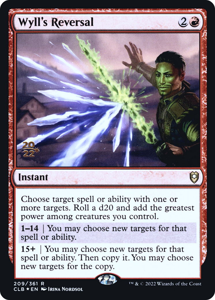 Image of Wyll's Reversal (PRE-209) - Battle for Baldur's Gate Promos Foil