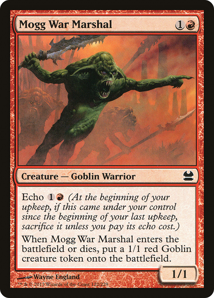 Image of Mogg War Marshal (MMA-122) - Modern Masters Foil