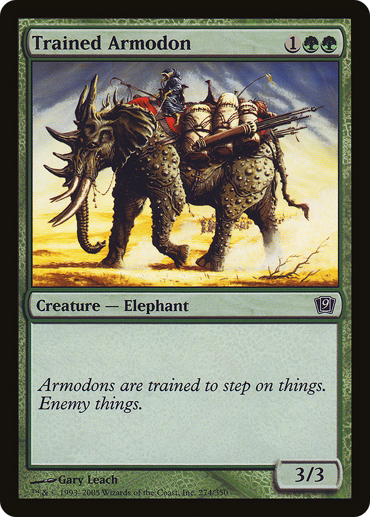Image of Trained Armodon (9ED-274) - 9th Edition Foil