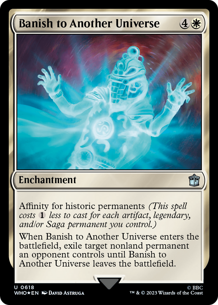 Image of Banish to Another Universe (Surge Foil) (WHO-618) - Doctor Who Foil