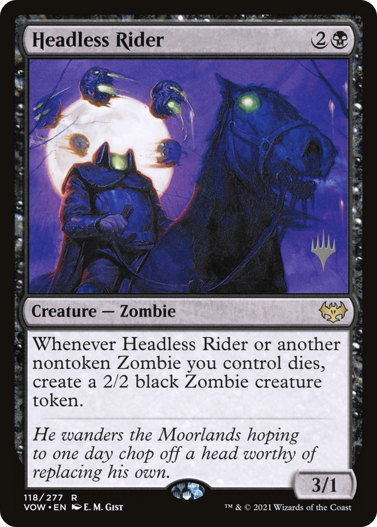 Image of Headless Rider (PPNEO-) - Innistrad: Crimson Vow Promos