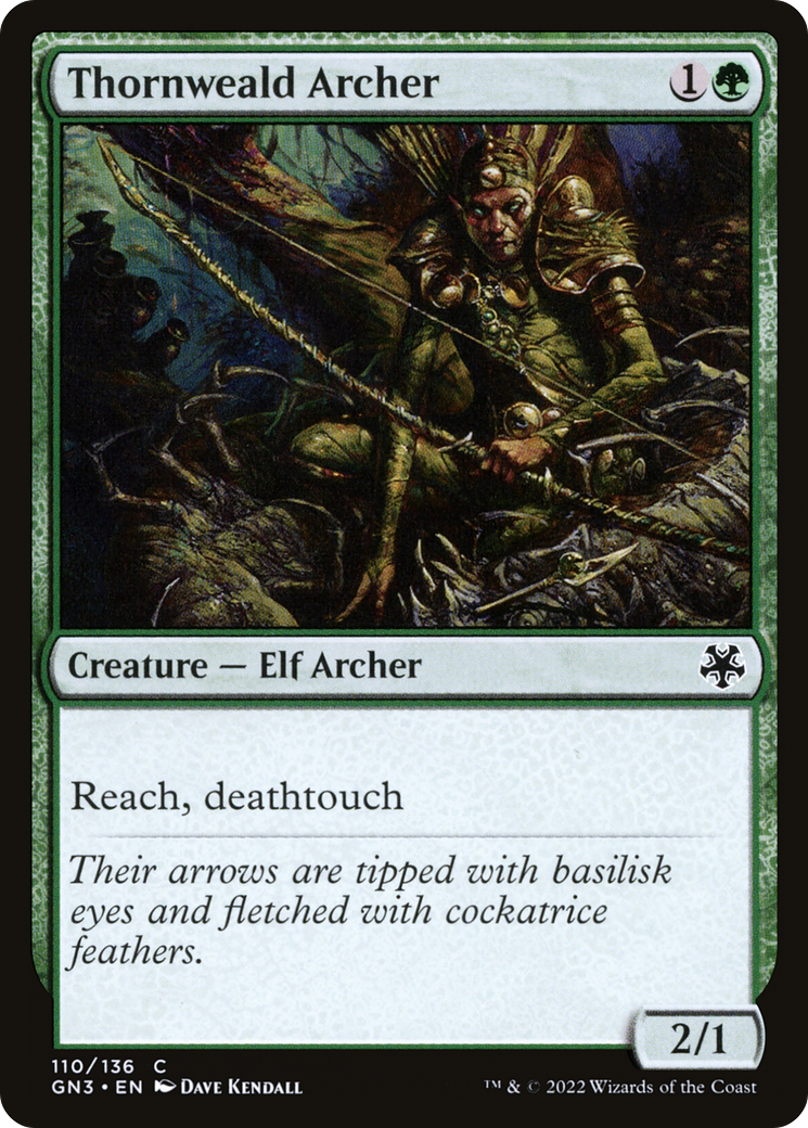 Image of Thornweald Archer (GN3-110) - Game Night: Free-for-All