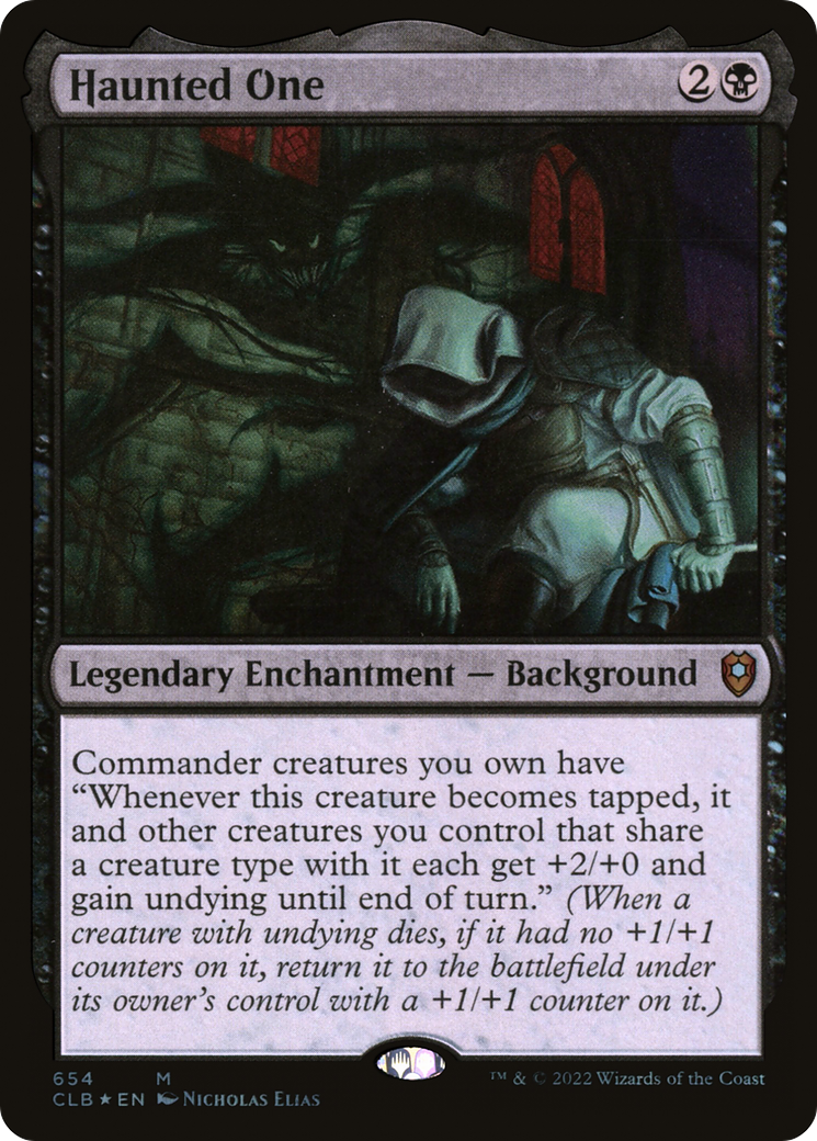 Image of Haunted One (CLB-654) - Commander Legends: Battle for Baldur's Gate Foil
