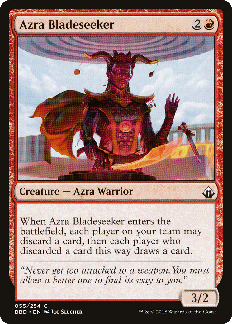 Image of Azra Bladeseeker (BBD-055) - Battlebond Foil