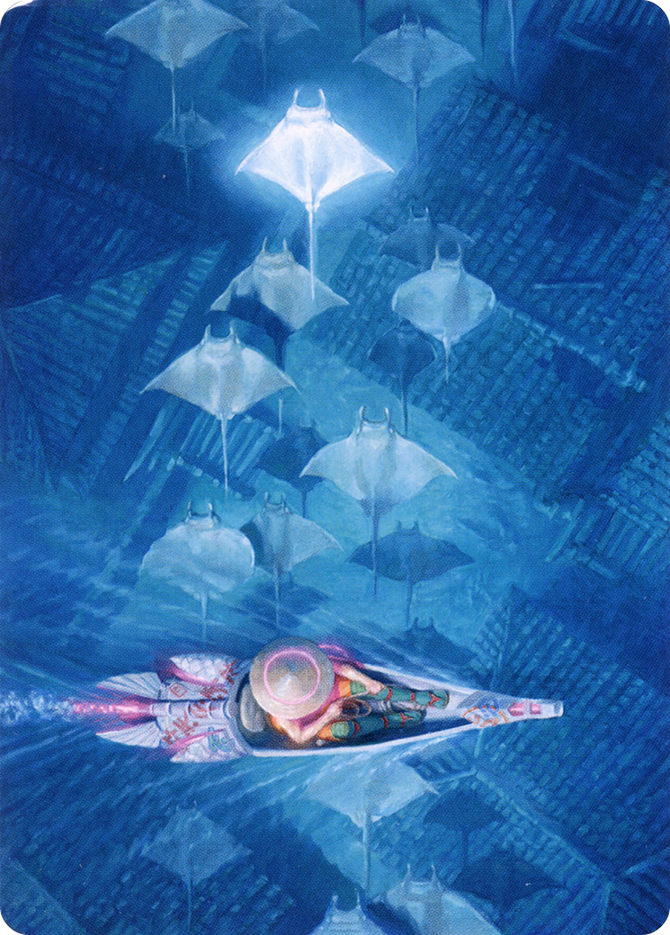Image of Discover the Impossible // Discover the Impossible (ANEO-043) - Neon Dynasty Art Series (Borderless) Foil