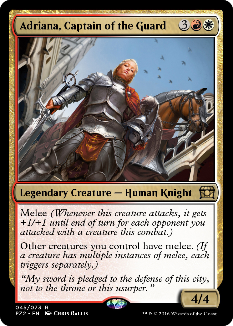 Image of Adriana, Captain of the Guard (PZ2-045) - Treasure Chest