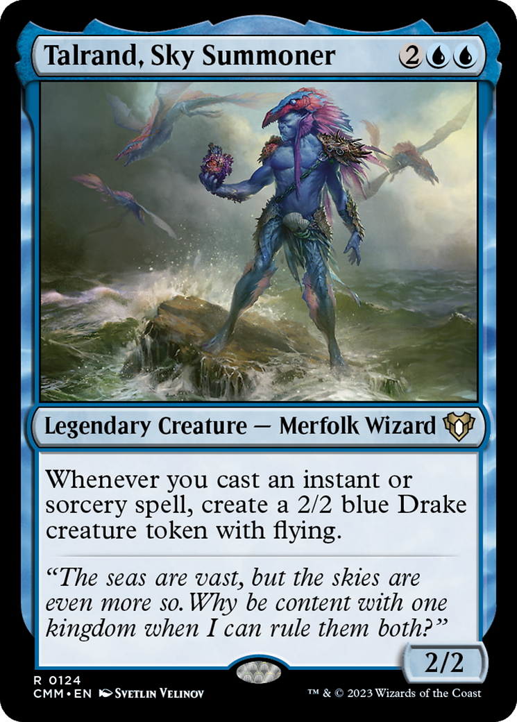 Image of Talrand, Sky Summoner (CMM-124) - Commander Masters