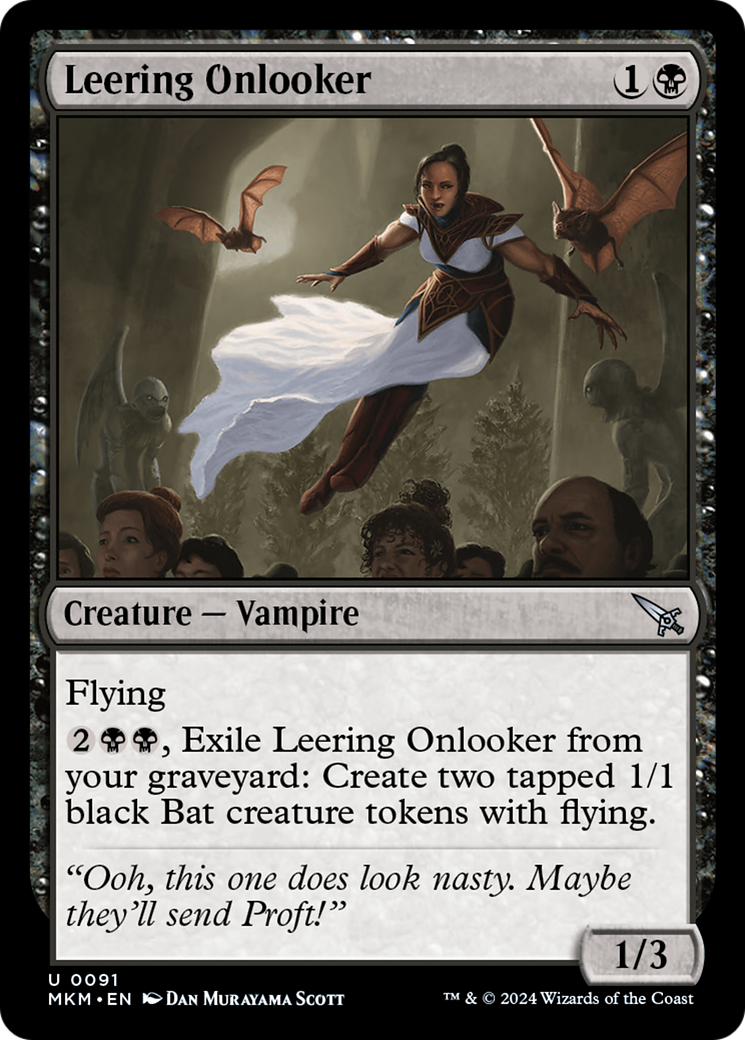 Image of Leering Onlooker (MKM-091) - Murders at Karlov Manor
