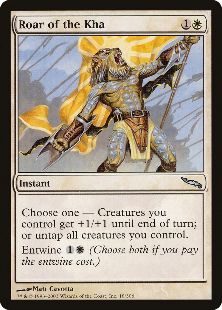 Image of Roar of the Kha (MRD-018) - Mirrodin