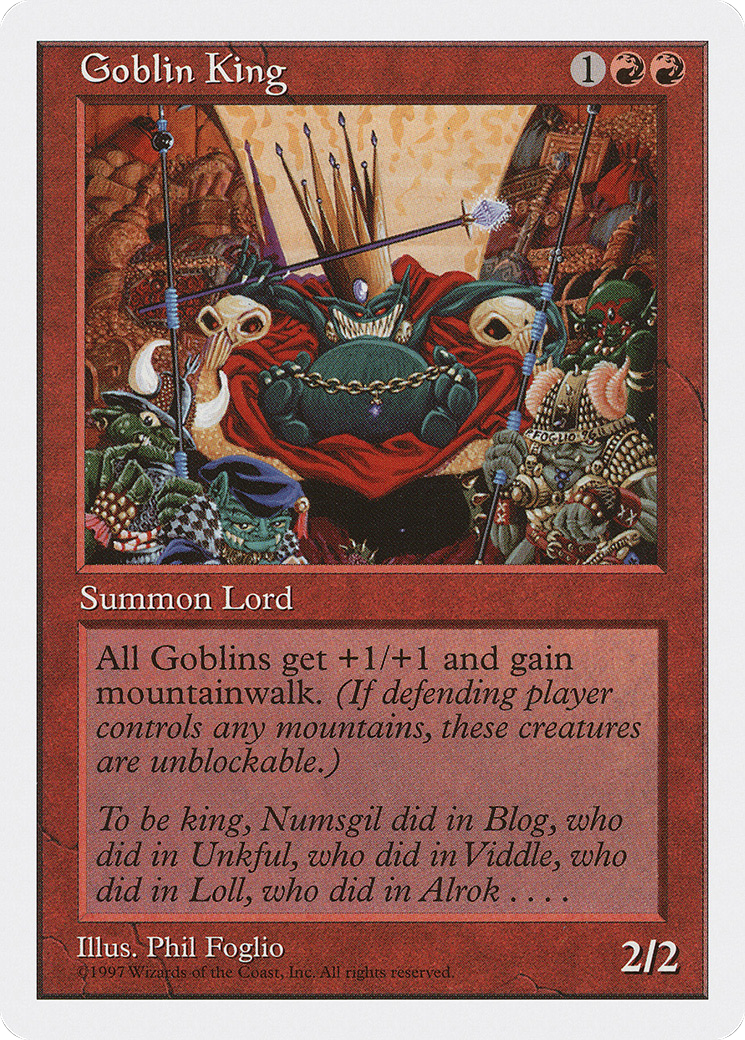 Image of Goblin King (5ED-) - Fifth Edition