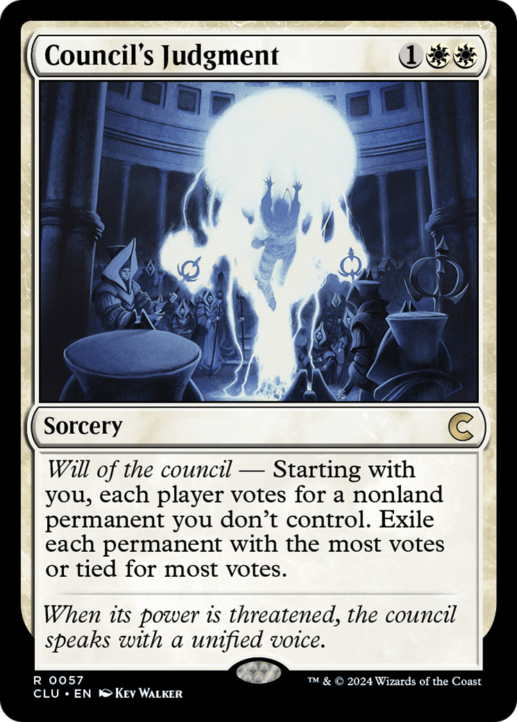 Image of Council's Judgment (CLU-057) - Ravnica: Clue Edition