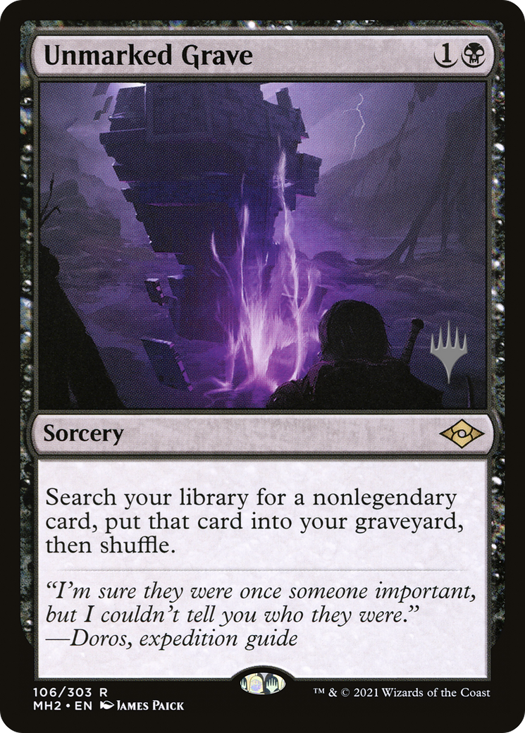Image of Unmarked Grave (PPMKM-106P) - Modern Horizons 2 Promos