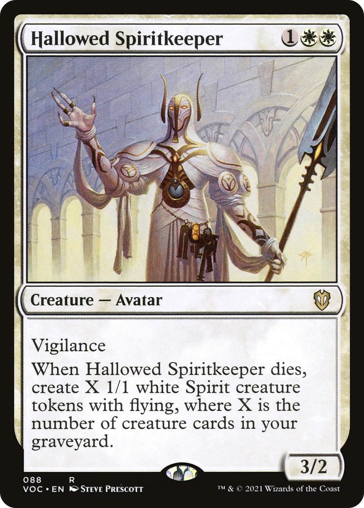 Image of Hallowed Spiritkeeper (VOC-088) - Crimson Vow Commander