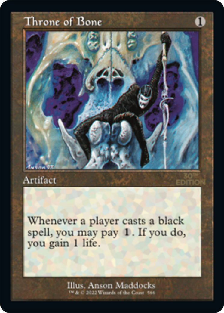 Image of Throne of Bone (Retro Frame) (30A-566) - 30th Anniversary Edition