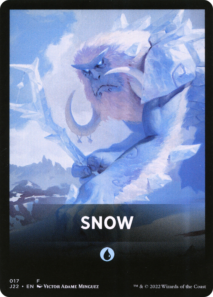 Image of Snow (FJ22-017) - Jumpstart 2022 Front Cards