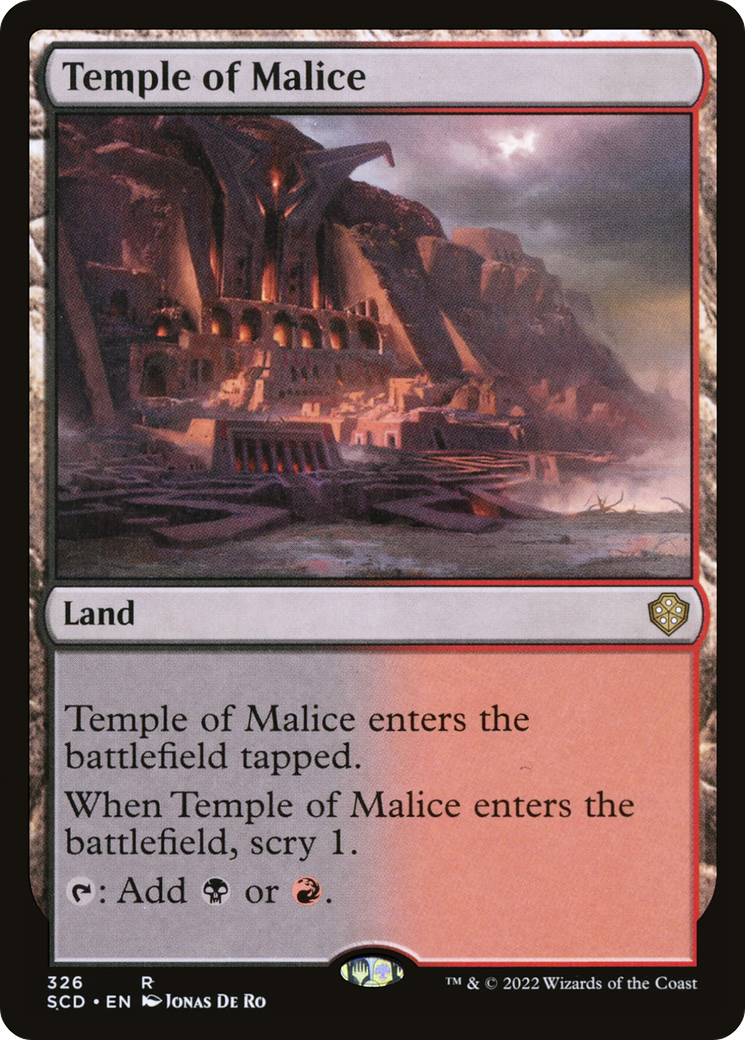 Image of Temple of Malice (SCD-326) - Starter Commander Decks