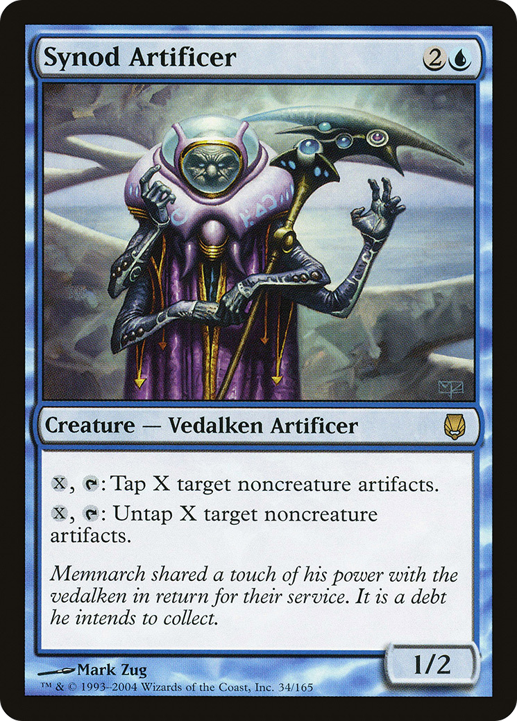 Image of Synod Artificer (DST-034) - Darksteel Foil